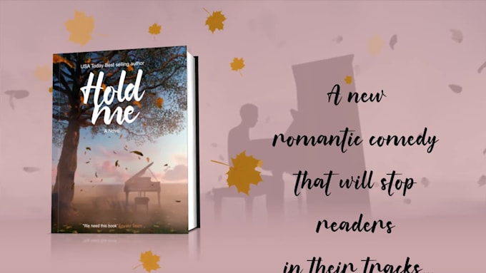 edit engaging cinematic book trailer for you