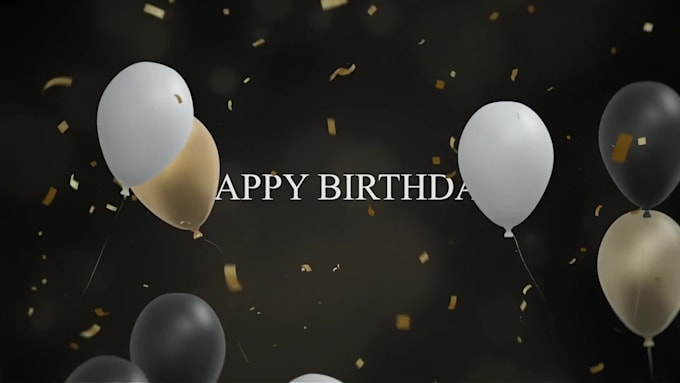 do motion graphics for happy birthday wishes and greeting videos