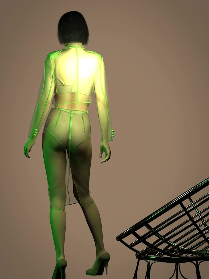 do professional clo3d design for women
