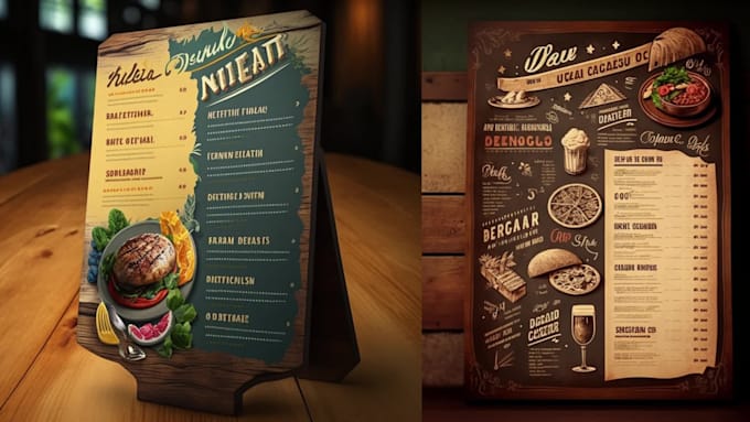 make food menu restaurant menu and drink menu design