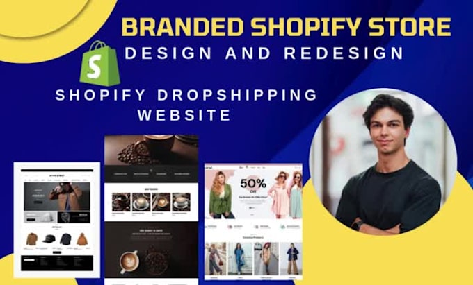design shopify dropshipping store shopify website design