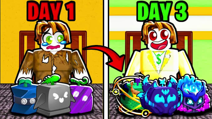 make custom cartoony roblox thumbnails for you