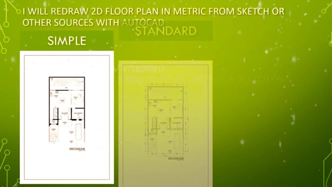 convert PDF, sketch, or image drawing to amazing autocad