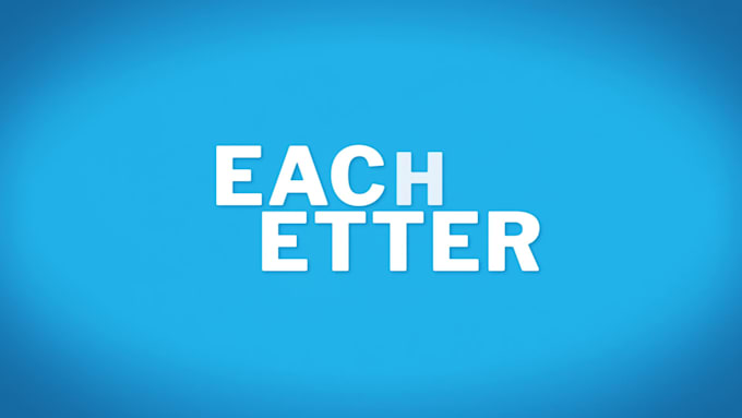 create kinetic typography video with custom motion graphics