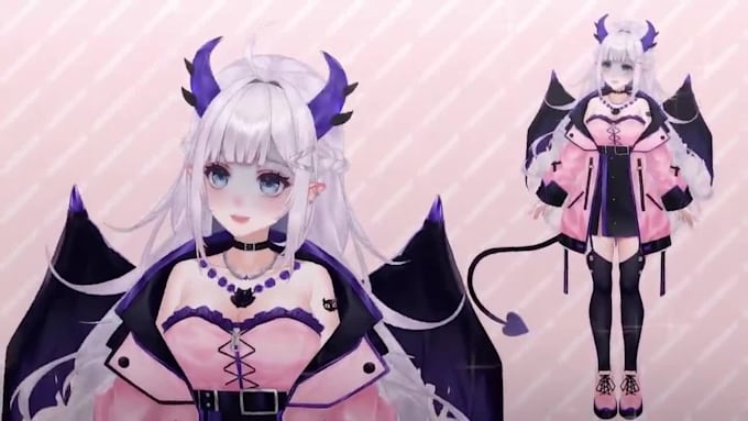 Draw And Rig Live2d Model Vtuber Model Anime Style For Streaming