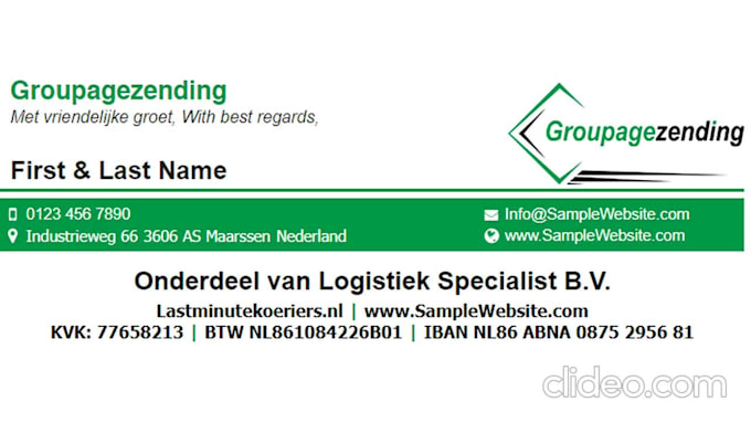 clickable HTML email signature in 24 hours