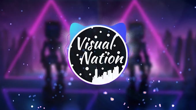 make audio visualizer with animated background