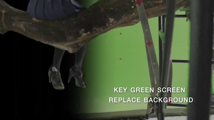 remove green screen, rotoscoping, chroma keying, cleanup, compositing