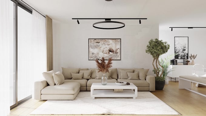 be your interior designer for your home with 3d renders