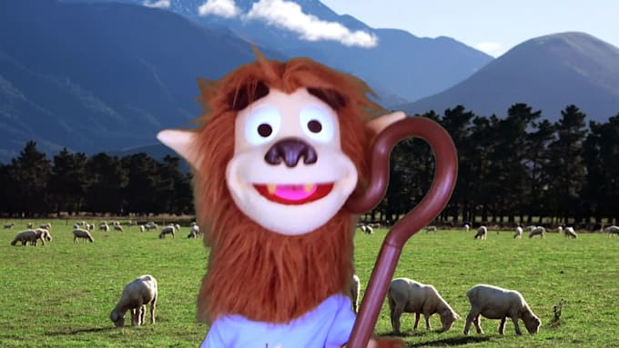 have scotty the wolf create a custom puppet video