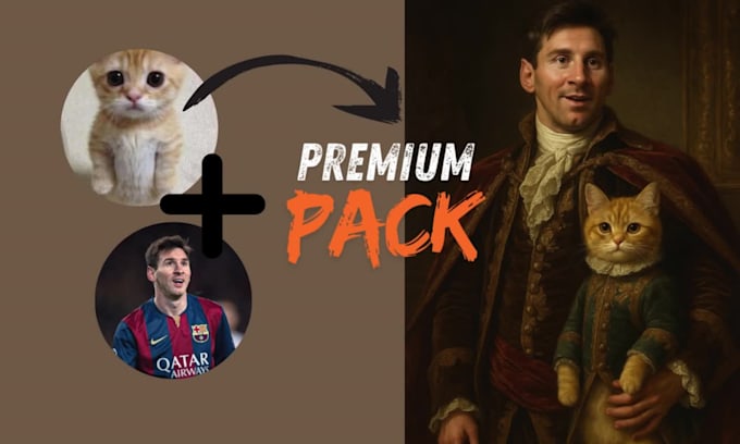 turn your pet into a regal king or queen portrait