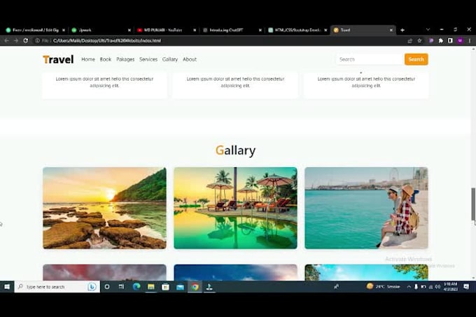 Create a user friendly website using html css bootstrap by Mrdilawar4 ...
