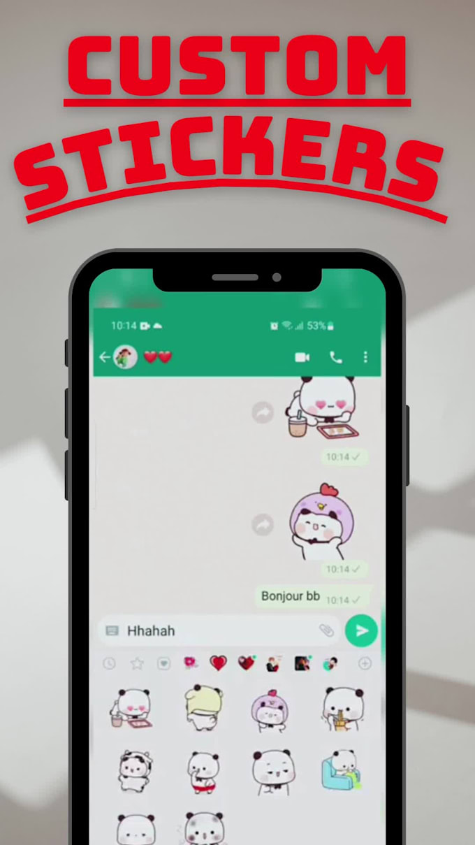 Make animated stickers for whatsapp and telegram by Erumjunaid Fiverr