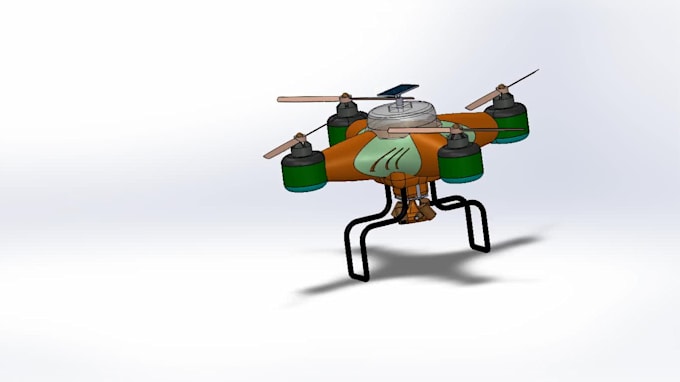 create a hybrid fishing drone