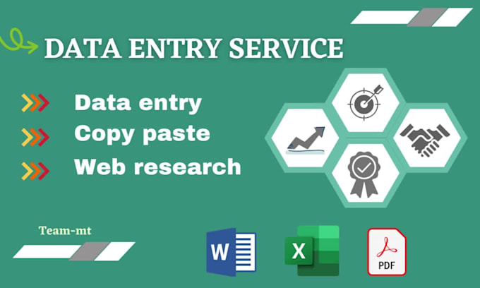 do data entry, copy paste and web scrapping