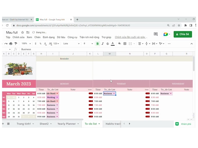 create hyperlinked digital planner, google sheets tracker