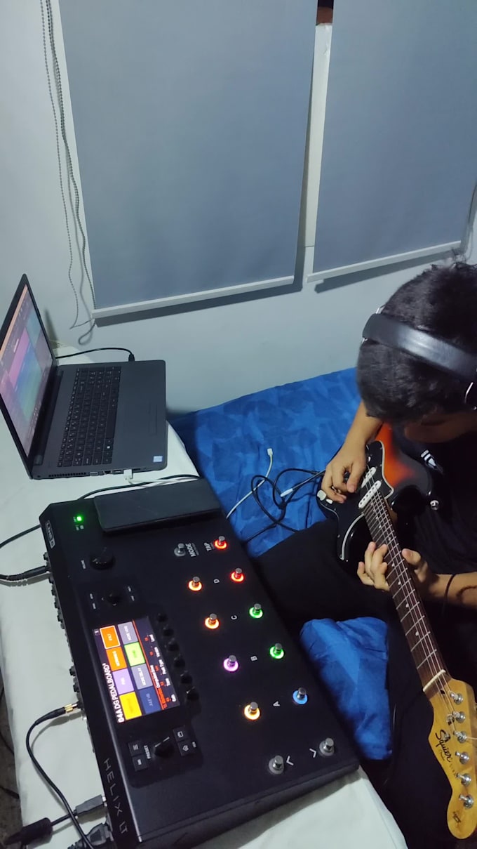 record electric guitars with professional sound