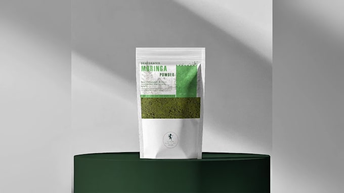 create organic product packaging or label design