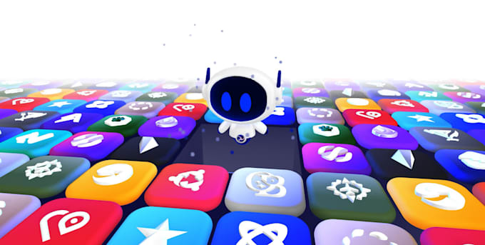 design a 3d icon on spline