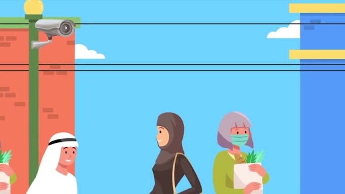 create 2d animation video or cartoon animation video