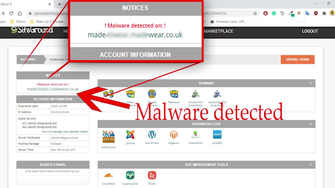 do recover hacked word press websites,  malware, remove