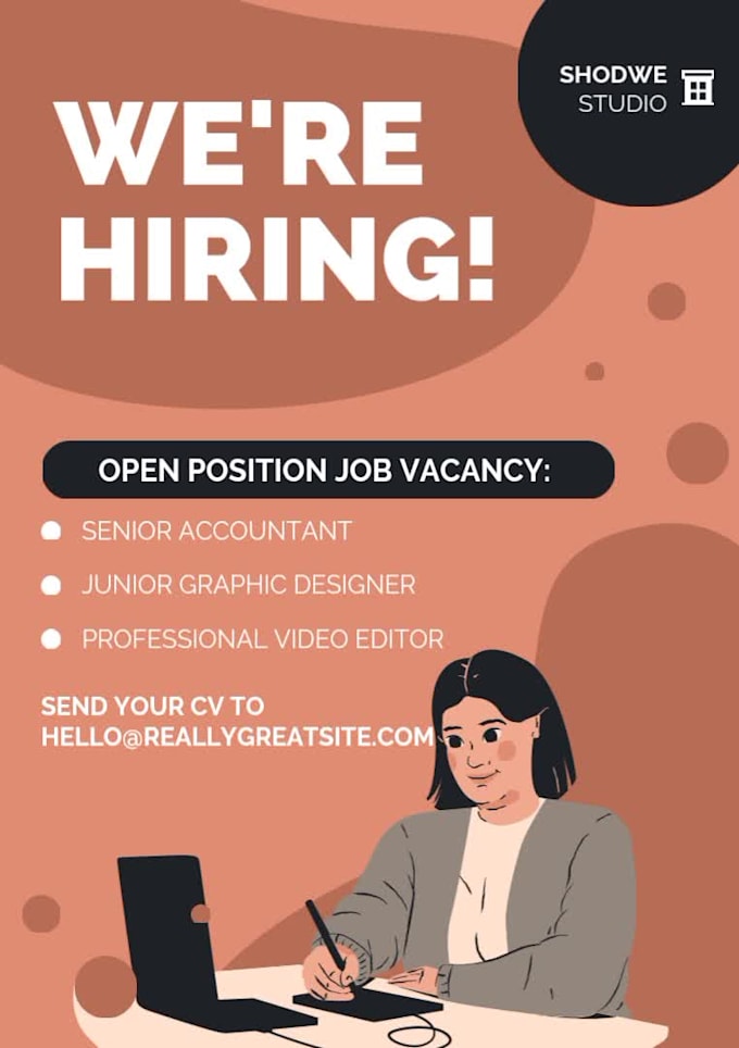 design decent flyers and posters  for you