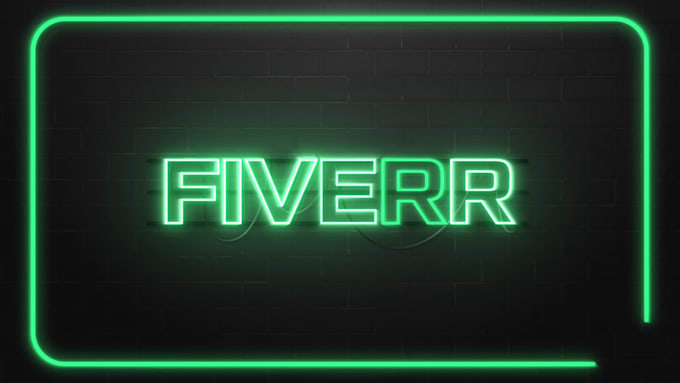 create a glowing neon logo animation to make your brand pop