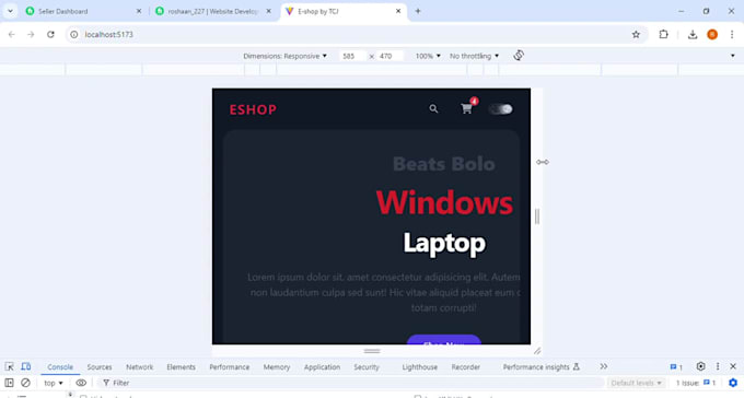 create you an amazing website in react with gsap animations