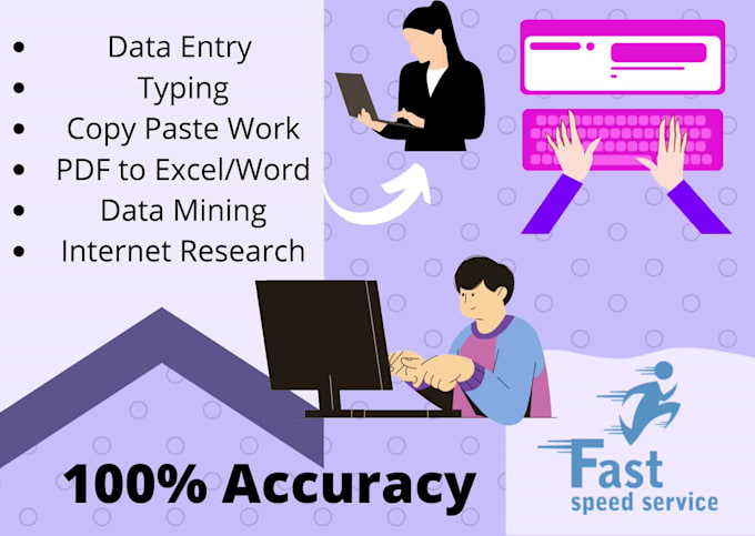 do data entry and typing