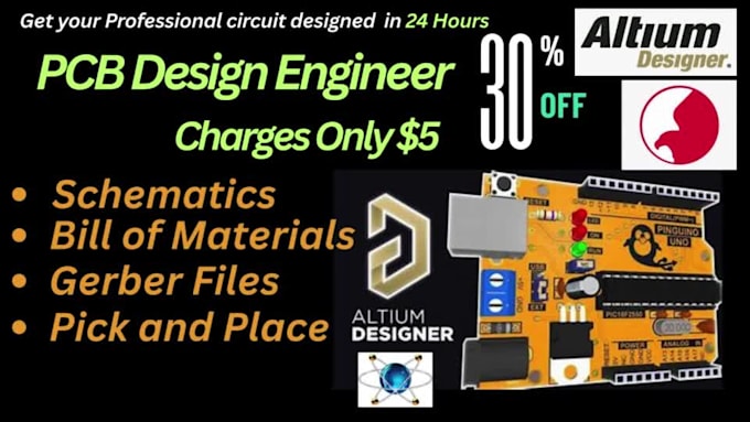do miniature pcb design, schematic with layout using altium