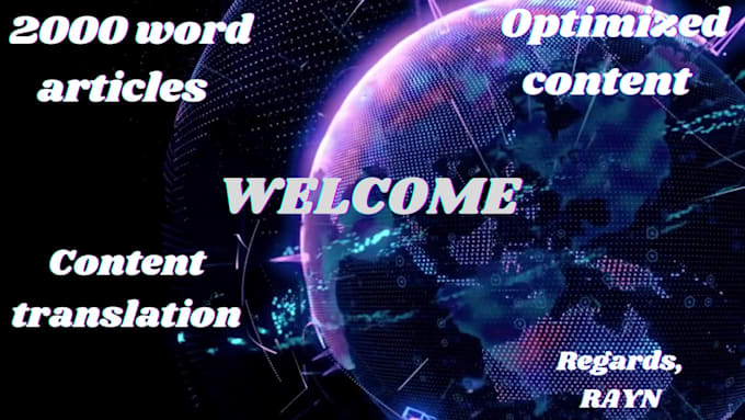 write quality 2000 word articles for you