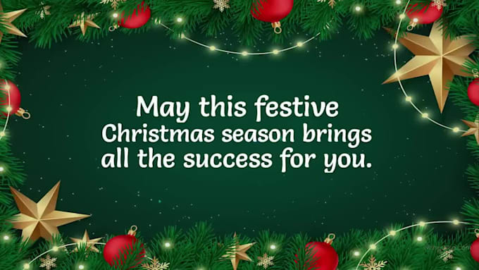 create an amazing new year wishes video and christmas video