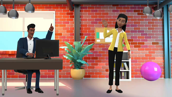 create realistic 3d animation explainer video