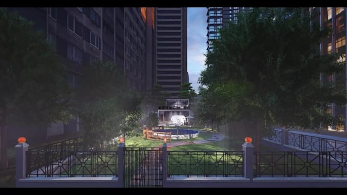 design house exterior model, 3d rendering