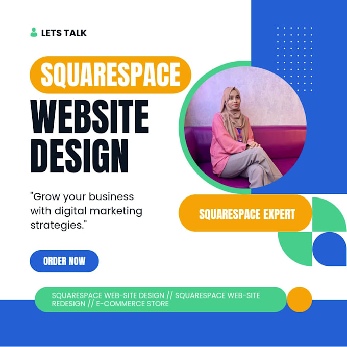 develop squarespace website, design or redesign squarespace website