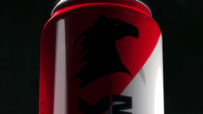 do 3d can, bottle packaging, drink packaging with 3d animations