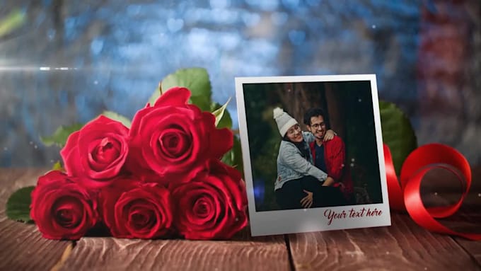 wedding, anniversary, birthday gift video slideshow