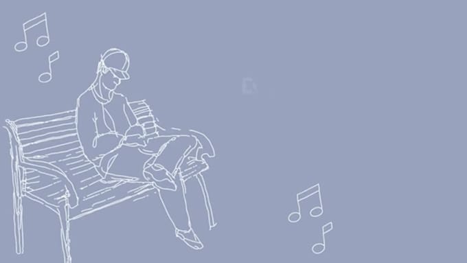 create a classical hand drawn animated lyric music video