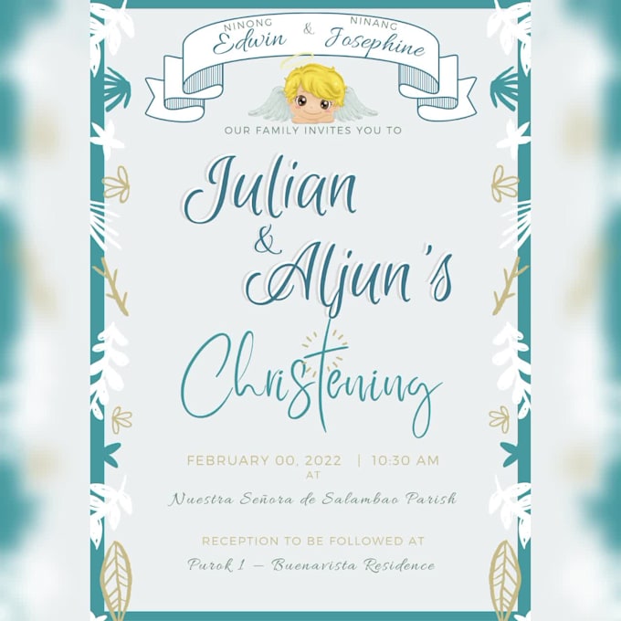 Do something good invitation layouts for cheap price by Fiverr