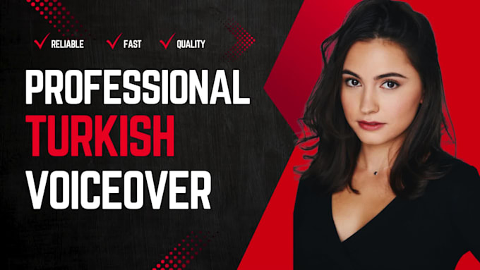 record a professional turkish voiceover