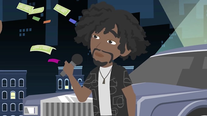 make a perfect 2d cartoon music video for your song