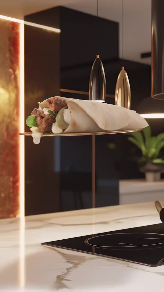 food videography, food photography, ai miniature video, ai food photography