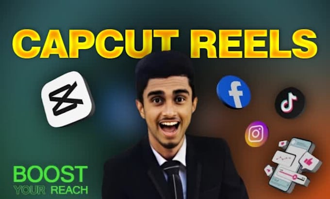 create instagram, tiktok and social media reels using capcut