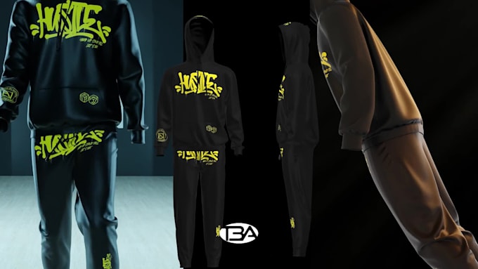 make 3d clothing mockups for 3d fashion apparel in clo3d