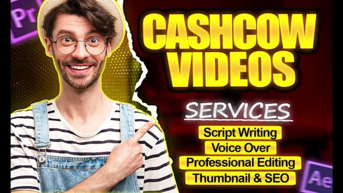 be cashcow video editor and faceless youtube channel