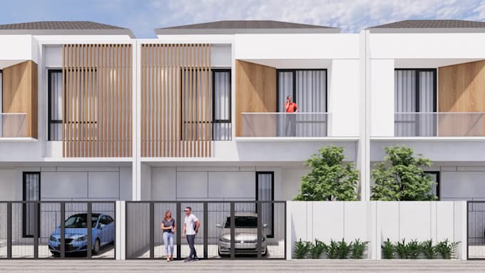render exterior 3d sketchup to enscape