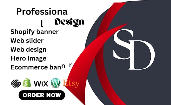 design stunning etsy website, shopify banner and hero images for your brand