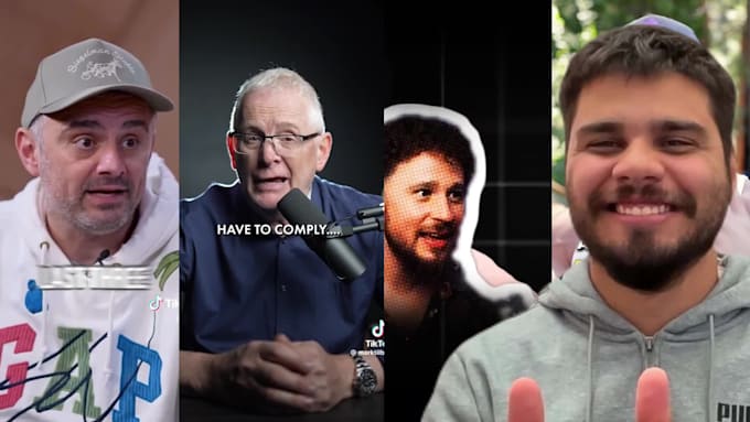 do tiktok, instagram reels, video editing with captions