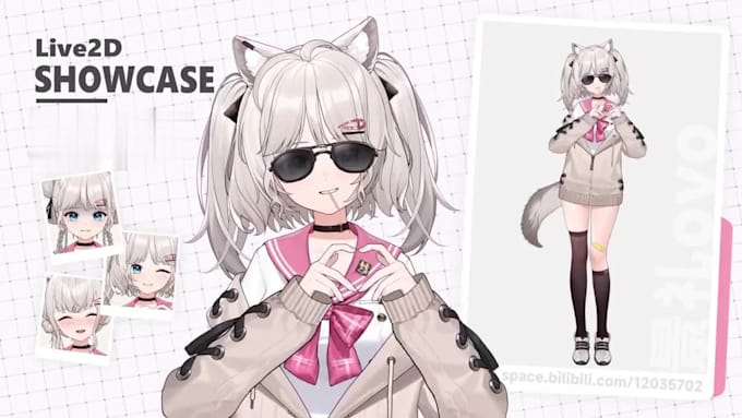 Draw and rig high quality live2d vtuber model 2d vtuber rigging 2d ...