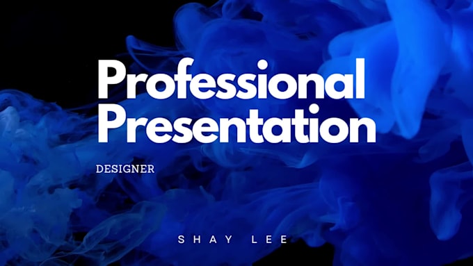 create a professional powerpoint presentation design